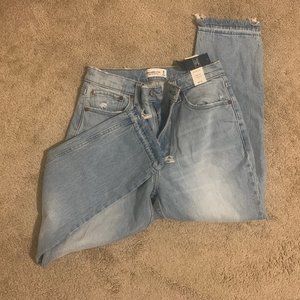 A&F High Rise Mom Jeans
